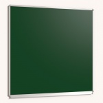 Langwandtafel, Stahlemaille grün, mit Kreideablage 